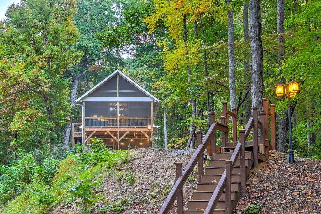 The Cove Retreat- Hot Tub/Screened Porch/Game Room Lake Lure Ngoại thất bức ảnh